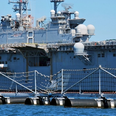 জাহাজ চলাচলের জন্য 50Ft ভাসমান বাধাগুলি হারবার অফশোর বিঘ্ন