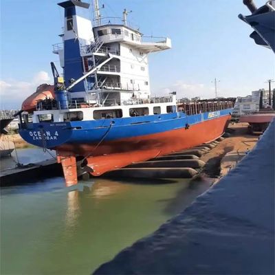 জাহাজ চালু ও উত্তোলনের জন্য উচ্চ বায়ু প্রতিরোধের সামুদ্রিক এয়ারব্যাগ