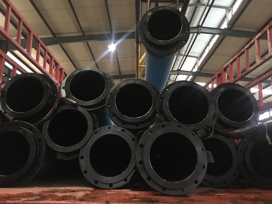 রাবার সামুদ্রিক পায়ের পাতার মোজাবিশেষ 6 ইঞ্চি corrugated পাইপ 24 &quot;ফ্লোটিং তেল পায়ের পাতার মোজাবিশেষ রাবার ড্রেজিং পায়ের পাতার মোজাবিশেষ