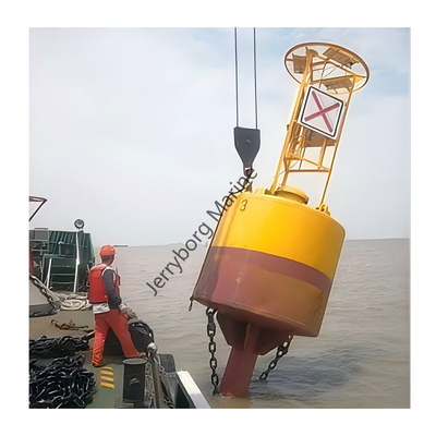 সৌর আলোর সাথে নেভিগেশনের জন্য সামুদ্রিক অফশোর স্টিল বিয়াকন বোয়