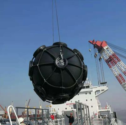 ISO 17358 CCS Yokohama বায়ুসংক্রান্ত ফেন্ডার জেটি Inflatable রাবার ফেন্ডারের জন্য