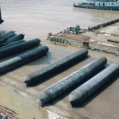 সামুদ্রিক রাবার এয়ারব্যাগ বড় বহন ক্ষমতা নলাকার বডি বোট লঞ্চিং এয়ারব্যাগ