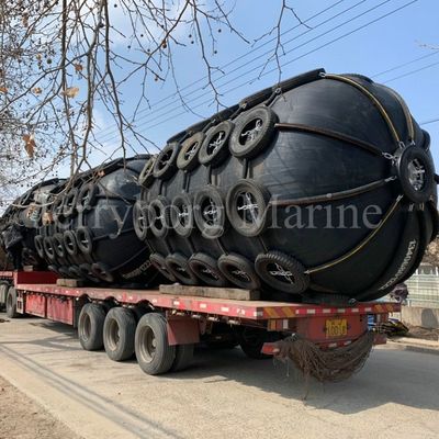 উচ্চ চাপ 80kpa ইয়োকোহামা ডকিং বায়ুসংক্রান্ত সামুদ্রিক রাবার ফেন্ডার