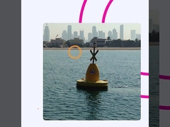 সামুদ্রিক প্লাস্টিকের সতর্কতা বোই স্টীল ভাসমান মোরিং বোই নেভিগেশন বোই